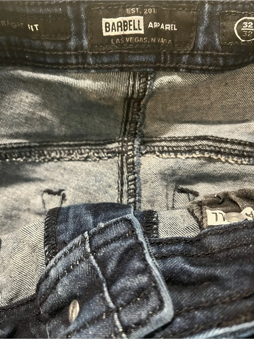 Classic Straight-Leg Men's Jeans in Dark Navy